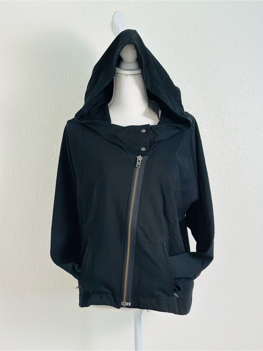 Helmut Stratus Sweatshirt/Hoodie with Asymmetrical Full Zip Size Large - Picture 2 of 10